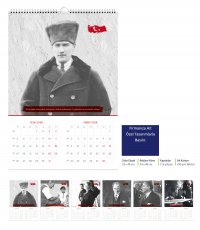 DT-37 Duvar Takvimi Özel (Atatürk)