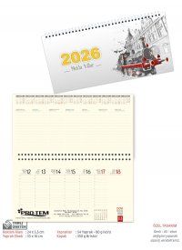 DT-73 Haftalık Masa Takvimi